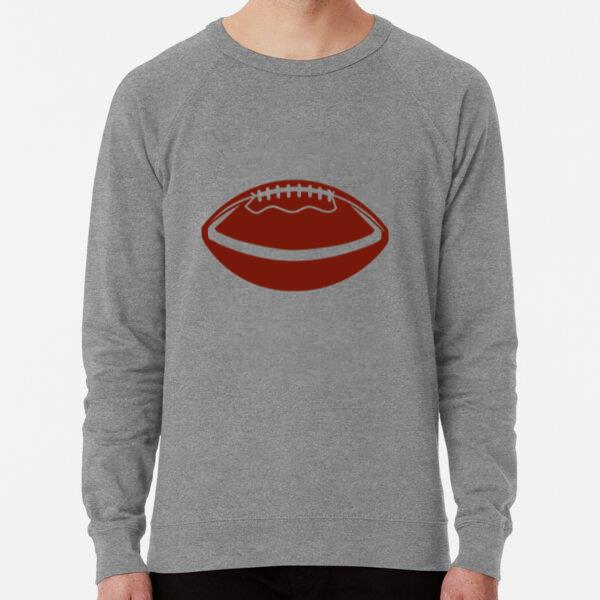 American Football Horizontal Cut Out Loose Fit Sweatshirt
