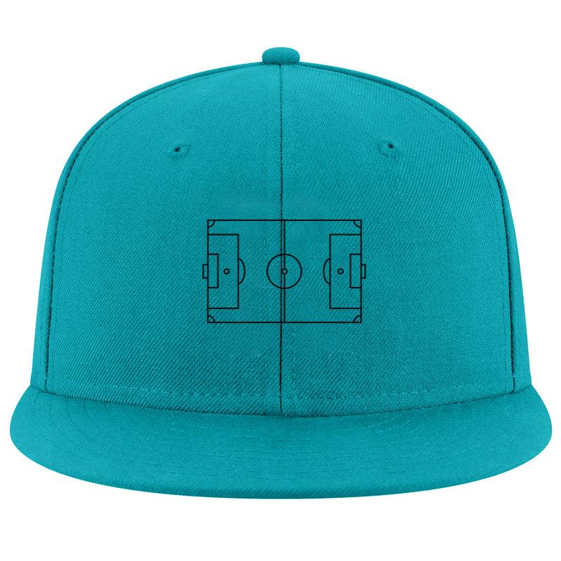 Soccer Sport Court Stroke Snapback Hat 