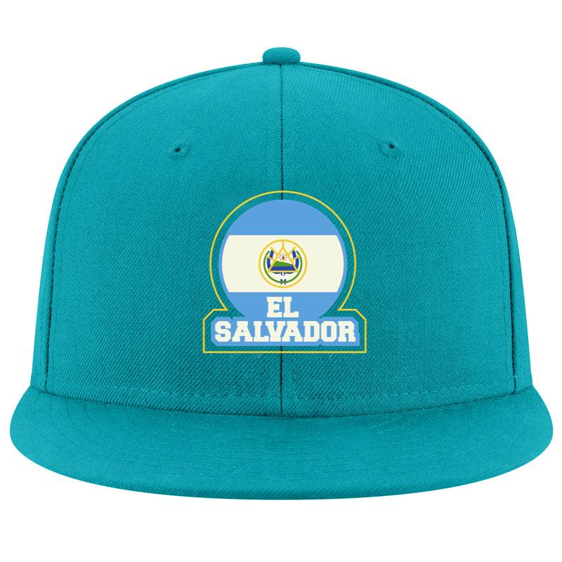 Soccer Sticker Allusive To El Salvador Snapback Hat 