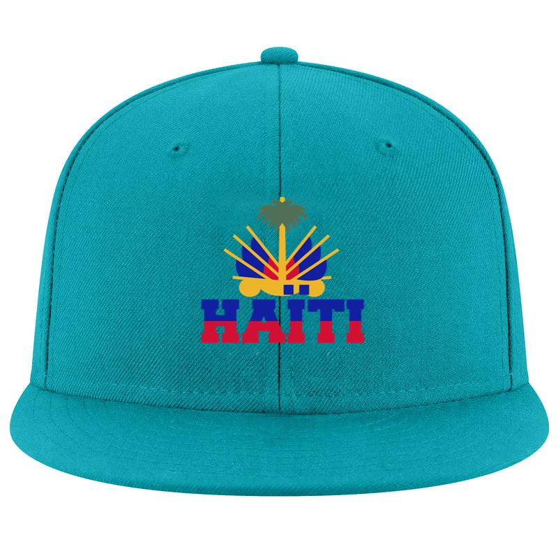 Soccer Sticker Allusive To Haiti Snapback Hat 