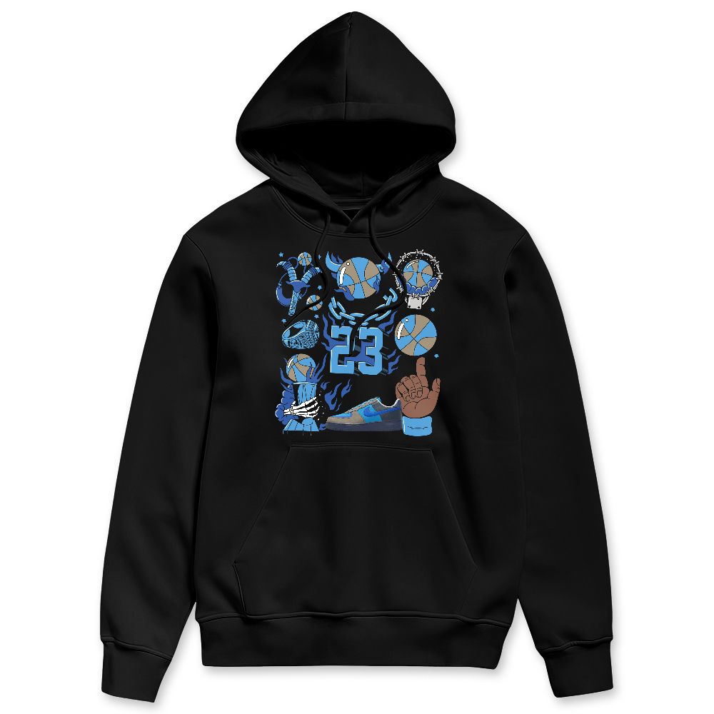 AF 1 Stash Heritage NastyJamz Hoodie Match Neclaces Number 23